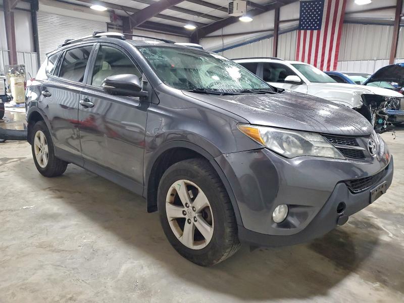 JTMRFREV3DD046841 - 2013 TOYOTA RAV4 XLE GRAY photo 4