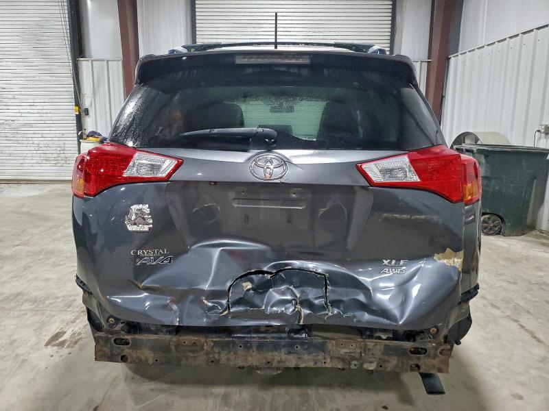 JTMRFREV3DD046841 - 2013 TOYOTA RAV4 XLE GRAY photo 6