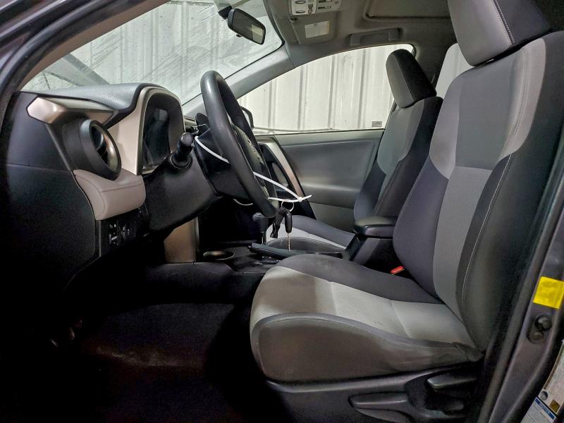 JTMRFREV3DD046841 - 2013 TOYOTA RAV4 XLE GRAY photo 7