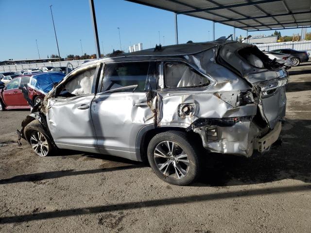 5TDJKRFH2GS265476 - 2016 TOYOTA HIGHLANDER XLE SILVER photo 2