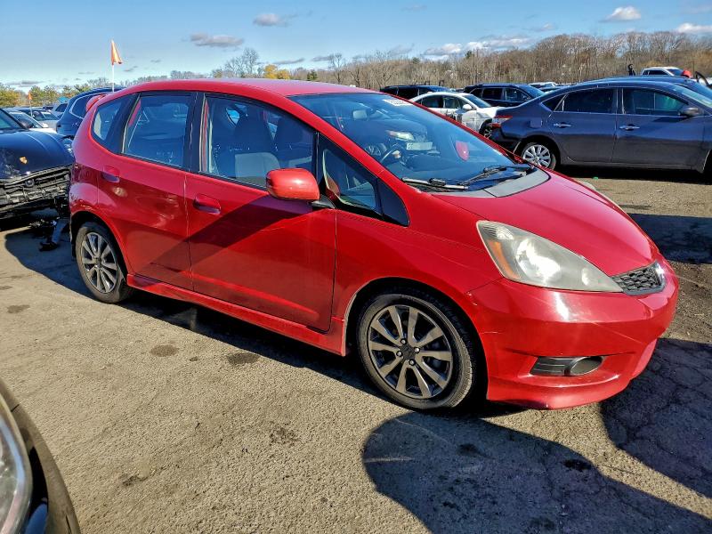 JHMGE8H57DC033918 - 2013 HONDA FIT SPORT 红色 照片 4
