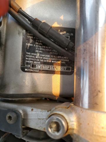 SMT600FS53J180577 - 2003 TRIUMPH MOTORCYCLE SPRINT ST SILVER photo 8