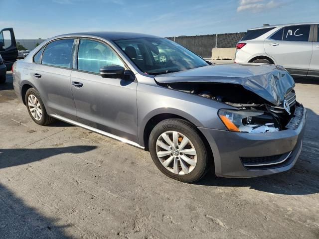 1VWAH7A35DC076460 - 2013 VOLKSWAGEN PASSAT S 灰色 照片 4