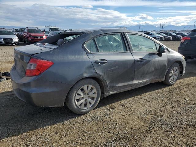 19XFB2F57CE054717 - 2012 HONDA CIVIC LX CHARCOAL photo 3