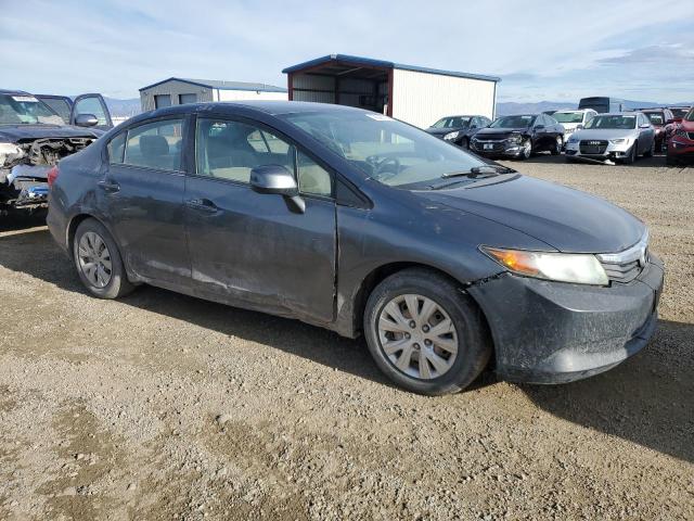 19XFB2F57CE054717 - 2012 HONDA CIVIC LX CHARCOAL photo 4