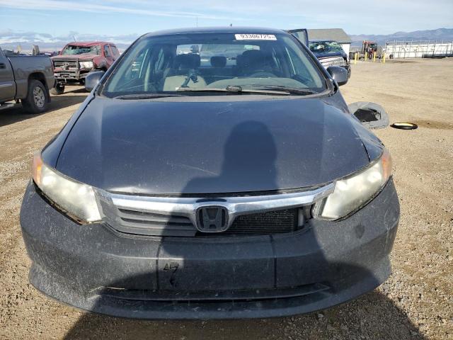 19XFB2F57CE054717 - 2012 HONDA CIVIC LX CHARCOAL photo 5