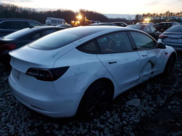 5YJ3E1EA3PF585657 - 2023 TESLA MODEL 3 WHITE photo 3