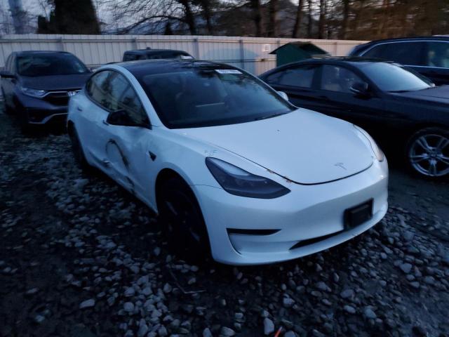 5YJ3E1EA3PF585657 - 2023 TESLA MODEL 3 WHITE photo 4