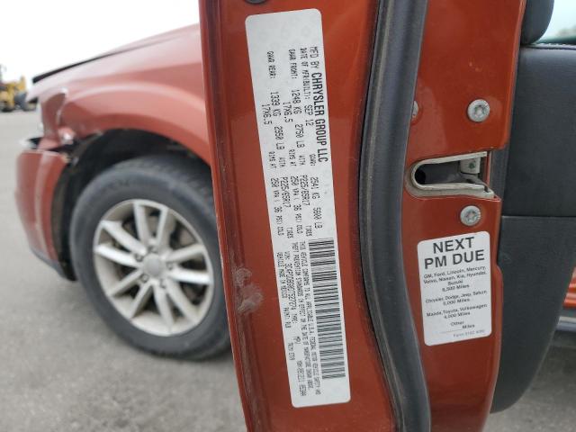 3C4PDDBG0DT527274 - 2013 DODGE JOURNEY SXT ORANGE photo 12