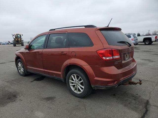 3C4PDDBG0DT527274 - 2013 DODGE JOURNEY SXT ORANGE photo 2