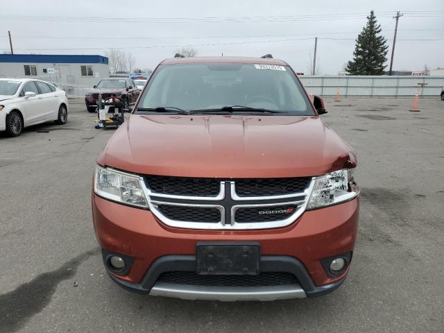 3C4PDDBG0DT527274 - 2013 DODGE JOURNEY SXT ORANGE photo 5