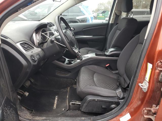3C4PDDBG0DT527274 - 2013 DODGE JOURNEY SXT ORANGE photo 7