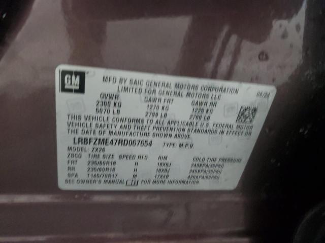 LRBFZME47RD067654 - 2024 BUICK ENVISION PREFERRED Violet photo 13