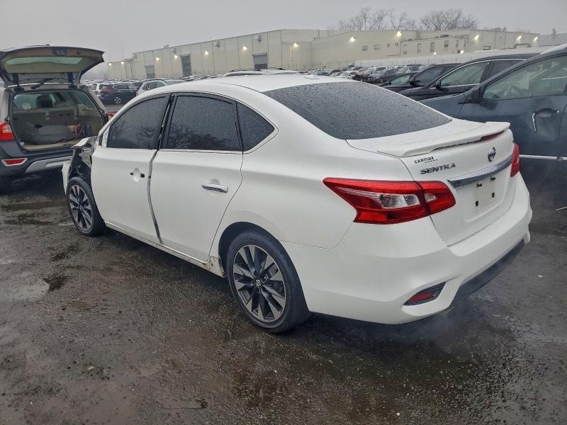 3N1AB7AP1KY272510 - 2019 NISSAN SENTRA S WHITE photo 2