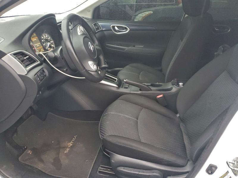 3N1AB7AP1KY272510 - 2019 NISSAN SENTRA S WHITE photo 7