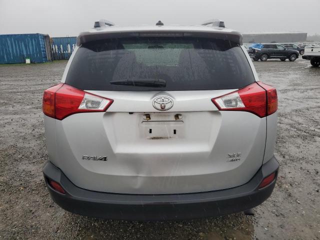2T3RFREV8EW141609 - 2014 TOYOTA RAV4 XLE SILVER photo 6