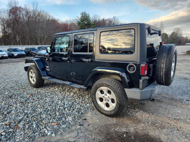 1C4BJWEG0DL678668 - 2013 JEEP WRANGLER U SAHARA BLACK photo 2