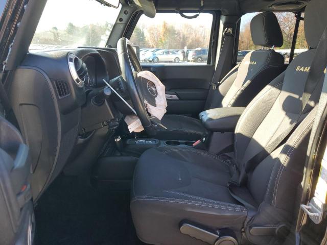 1C4BJWEG0DL678668 - 2013 JEEP WRANGLER U SAHARA BLACK photo 7