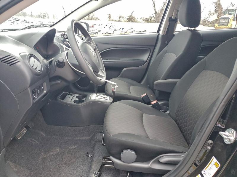 ML32AUHJ0RH013875 - 2024 MITSUBISHI MIRAGE ES BLACK photo 7