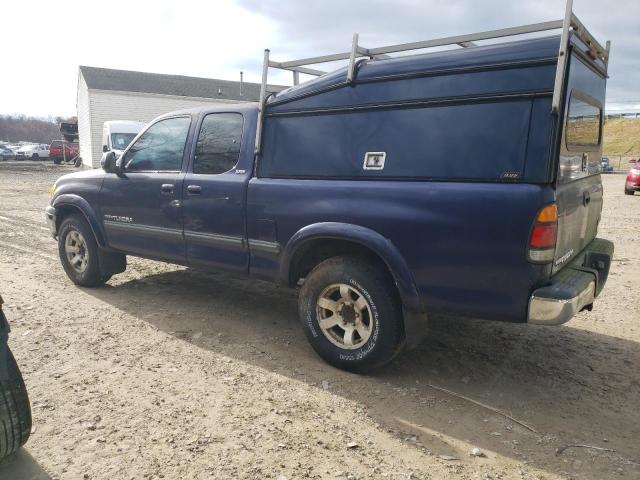 5TBRT341XYS122062 - 2000 TOYOTA TUNDRA ACCESS CAB ლურჯი ფოტო 2