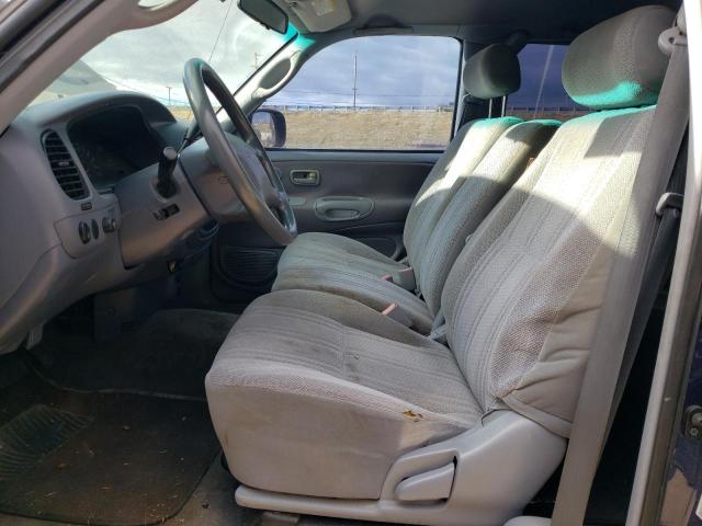 5TBRT341XYS122062 - 2000 TOYOTA TUNDRA ACCESS CAB ლურჯი ფოტო 7