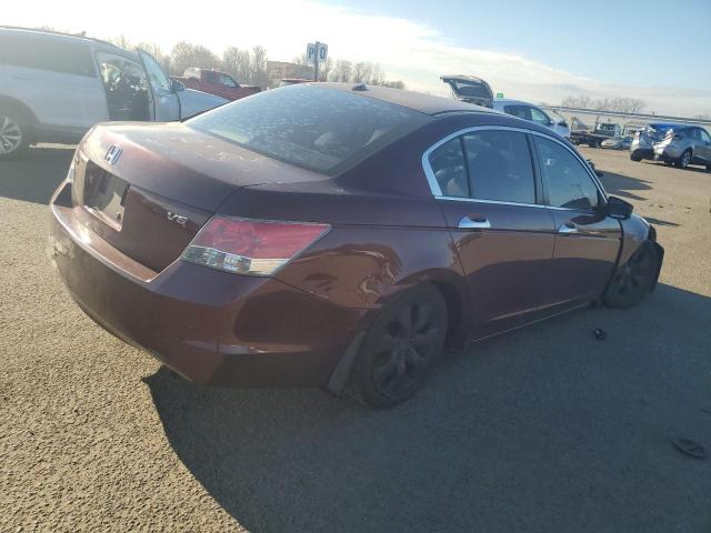 1HGCP36818A069651 - 2008 HONDA ACCORD EXL RED photo 3