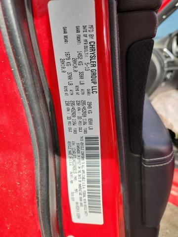 1C4RJFDJ4EC202615 - 2014 JEEP GRAND CHER SRT-8 RED photo 13