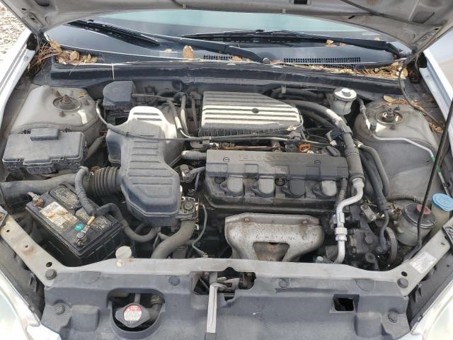 2HGES16545H599319 - 2005 HONDA CIVIC LX GRAY photo 11