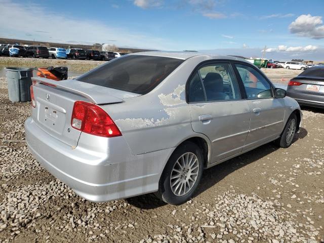 2HGES16545H599319 - 2005 HONDA CIVIC LX GRAY photo 3