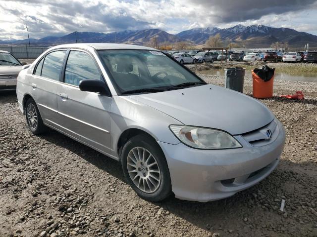 2HGES16545H599319 - 2005 HONDA CIVIC LX GRAY photo 4