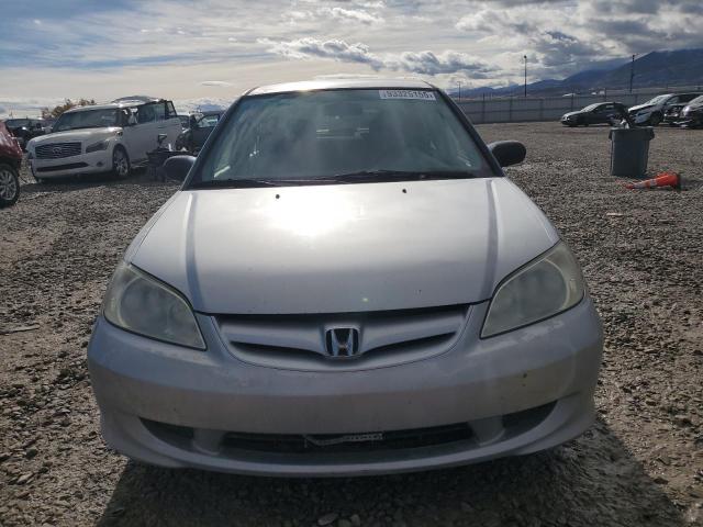 2HGES16545H599319 - 2005 HONDA CIVIC LX GRAY photo 5