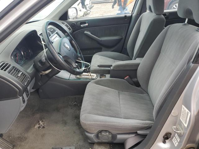 2HGES16545H599319 - 2005 HONDA CIVIC LX GRAY photo 7