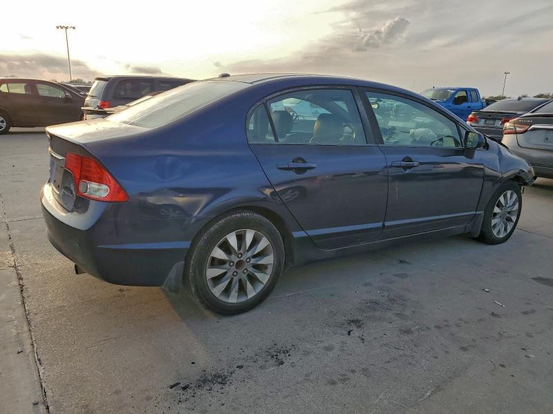 2HGFA16939H510999 - 2009 HONDA CIVIC EXL Mavi foto 3