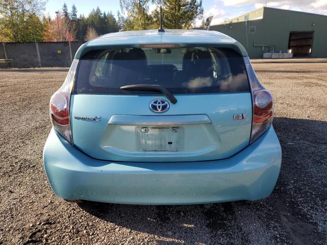 JTDKDTB34C1029764 - 2012 TOYOTA PRIUS C ლურჯი ფოტო 6