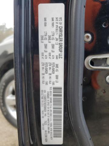 1C6RR7GT0DS580020 - 2013 RAM 1500 SLT BLACK photo 12