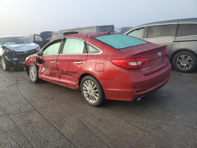 5NPE34AFXFH090566 - 2015 HYUNDAI SONATA SPORT RED photo 2