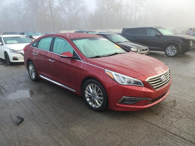 5NPE34AFXFH090566 - 2015 HYUNDAI SONATA SPORT RED photo 4