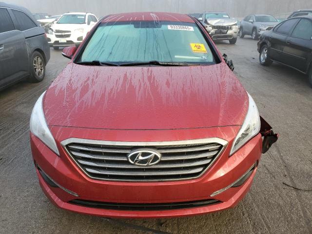 5NPE34AFXFH090566 - 2015 HYUNDAI SONATA SPORT RED photo 5