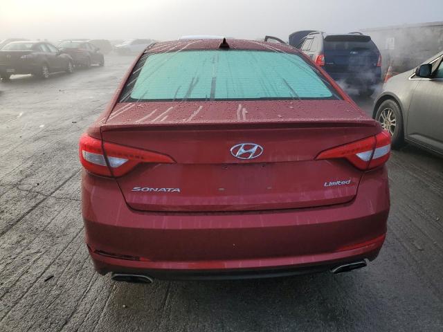5NPE34AFXFH090566 - 2015 HYUNDAI SONATA SPORT RED photo 6