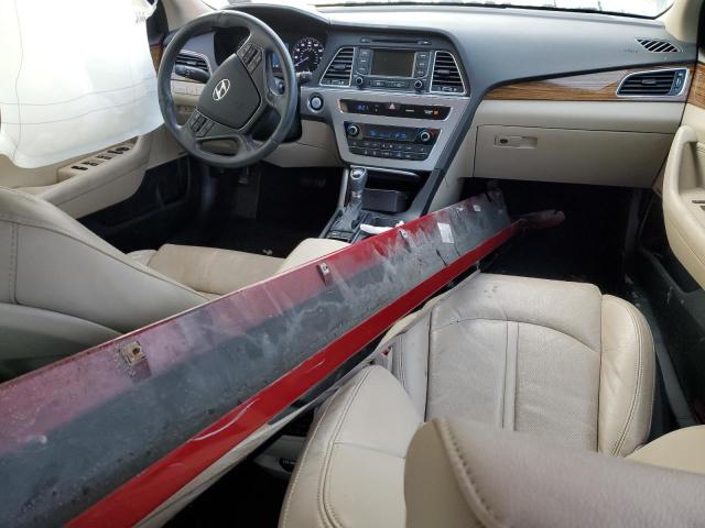 5NPE34AFXFH090566 - 2015 HYUNDAI SONATA SPORT RED photo 8