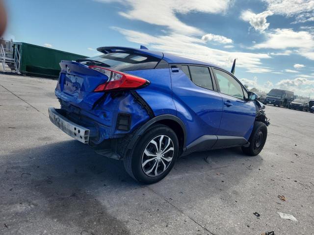NMTKHMBXXKR082028 - 2019 TOYOTA C-HR XLE Bleu photo 3