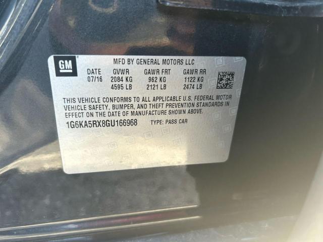 1G6KA5RX8GU166968 - 2016 CADILLAC CT6 GRAY photo 10