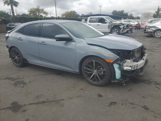 SHHFK7H96MU400120 - 2021 HONDA CIVIC SPORT TOURING GRAY photo 4