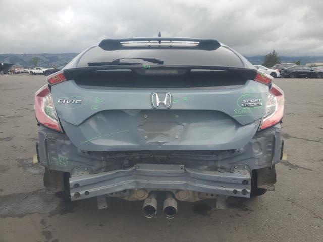 SHHFK7H96MU400120 - 2021 HONDA CIVIC SPORT TOURING GRAY photo 6