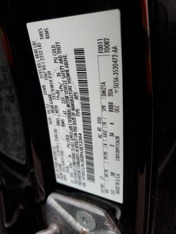 1FMCU9J92DUB13364 - 2013 FORD ESCAPE TITANIUM BLACK photo 12