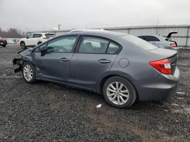 19XFB2F80CE348700 - 2012 HONDA CIVIC EX GRAY photo 2