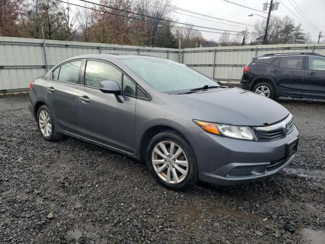 19XFB2F80CE348700 - 2012 HONDA CIVIC EX GRAY photo 4