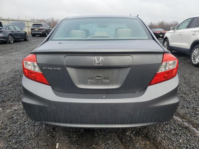 19XFB2F80CE348700 - 2012 HONDA CIVIC EX GRAY photo 6