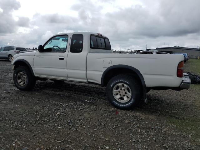 4TAWN72N4YZ612413 - 2000 TOYOTA TACOMA XTRACAB WHITE photo 2