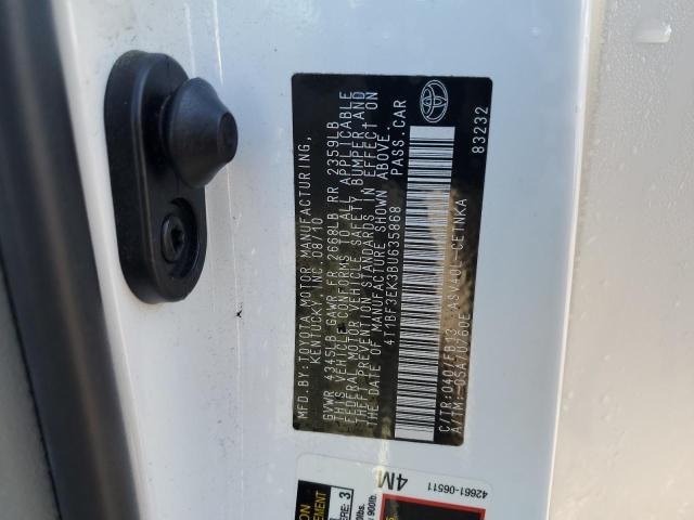 4T1BF3EK3BU635868 - 2011 TOYOTA CAMRY BASE WHITE photo 12